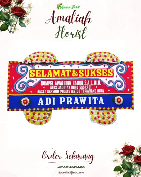 Papan Bunga Ucapan Selamat Kemawi