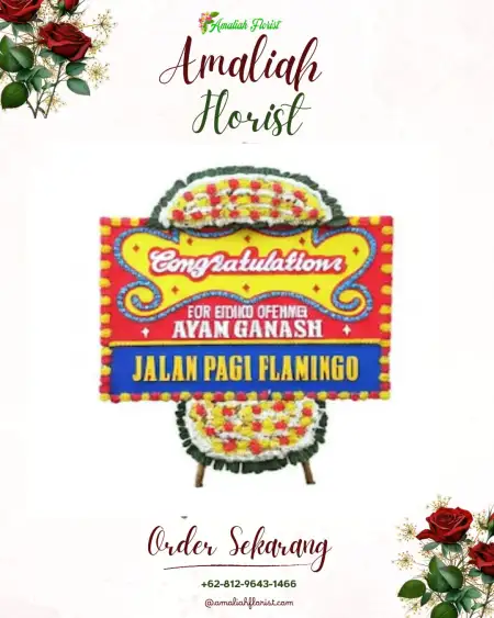 Sewa Papan Bunga Kemawi